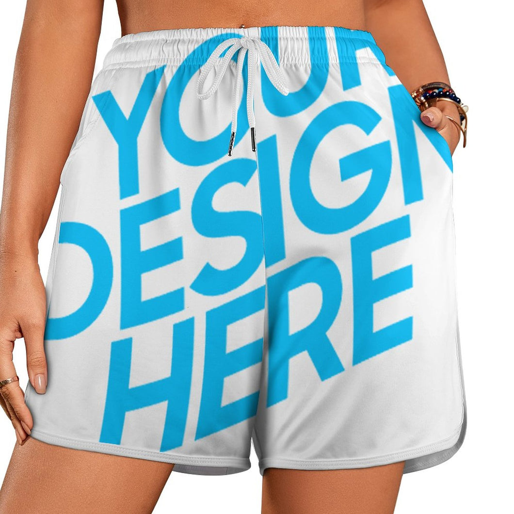 Pantalones de playa / shorts de baño cortos de secado rápido para mujer YH32 Personalizados con Impresión Completa de una imagen con Foto Logo Patrón Texto