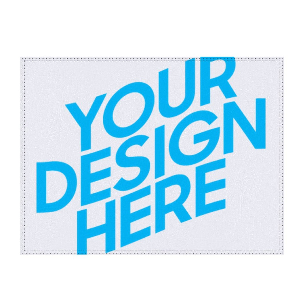 Mantel de Cuero y Cartón con Impresión Digital de Diseño Personalizado con Tus Textos o Padrones