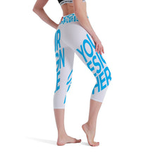 Cargar imagen en el visor de la galería, Pantalones de Yoga para mujer con Diseño Personalizado de Tus Textos o Imágenes Online
