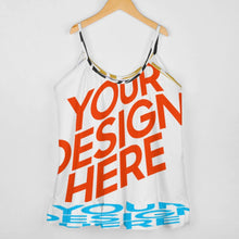 Cargar imagen en el visor de la galería, Camiseta sin Mangas para Mujer Cuello Redondo Tank Tops con Diseño NK Personalizada con Foto Texto o Logo con Múltiple Imágen
