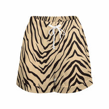 Cargar imagen en el visor de la galería, Pantalones Cortos Deportivos Sueltos Cintura Alta para Mujer HP Personalizados con Impresión Completa de una imagen con Foto Logo Patrón Texto
