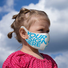 Cargar imagen en el visor de la galería, Máscara Mascarilla para Niños de Moda con Diseño Personalizado de Tus Imágenes o Nombres
