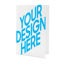Cargar imagen en el visor de la galería, Versión vertical tarjeta de felicitación tarjeta postal tarjeta foto personalizada con logotipo texto patrón fotos
