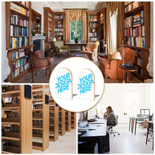 Cargar imagen en el visor de la galería, Sujeta Libros 2 Pares / Oficina Soporte Libros Talla Grande / Sujetalibros Originales / Estanteria de Madera para Escuela Decoración del Hogar BG1613026 Personalizada con Foto Logo Patrón Texto
