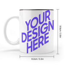 Cargar imagen en el visor de la galería, JJ0504001 Mug de Colores Cerámico con Impresión de Diseño Personalizado con Tu Texto o Foto
