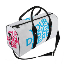 Cargar imagen en el visor de la galería, Bolso de Viaje de Nylon con Diseño Personalizado de Tu Texto y Imagen
