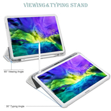 Cargar imagen en el visor de la galería, Funda protectora para tablet con portalápices integrado para iPad Pro (12,9 pulgadas) personalizado con patrón foto texto
