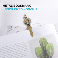 Cargar imagen en el visor de la galería, Marcapáginas de metal Marcadores de arte acero inoxidable libro regalos para niñas, niños y lectores (tipo A) BG1613015 Personalizado Personalizada con Foto, Texto o Logo
