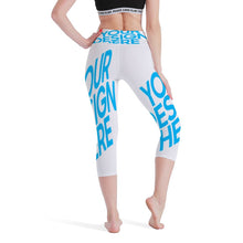 Cargar imagen en el visor de la galería, Pantalones de Yoga para mujer con Diseño Personalizado de Tus Textos o Imágenes Online
