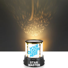 Cargar imagen en el visor de la galería, Lámpara de Proyección de Cielo Estrellado con Diseño Personalizado Personalizada de Tus Fotos o Textos
