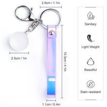 Cargar imagen en el visor de la galería, Llavero con Pulsera de Láser con Diseño Personalizado de Tu Texto o Foto
