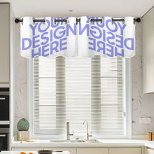 Cargar imagen en el visor de la galería, Cortina de Dos Piezas con Estampado Simétrico Opaca para Decoración Adorno de Ventana para Dormitorio Habitación JJ0519603 Personalizada Impresion Completa con Foto Logo Patrón Texto
