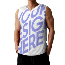 Cargar imagen en el visor de la galería, Chaleco de Baloncesto / Camiseta sin Mangas para hombre RK Personalizado con Impresión Completa de una sola imagen con Foto Logo Patrón Texto

