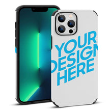 Cargar imagen en el visor de la galería, Fundas de cuero de fibra de iPhone 13 Serie Personalizadas con Foto Logo Patrón Texto
