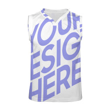 Cargar imagen en el visor de la galería, Chaleco de Baloncesto / Camiseta sin Mangas para hombre RK Personalizado con Impresión Completa de una sola imagen con Foto Logo Patrón Texto
