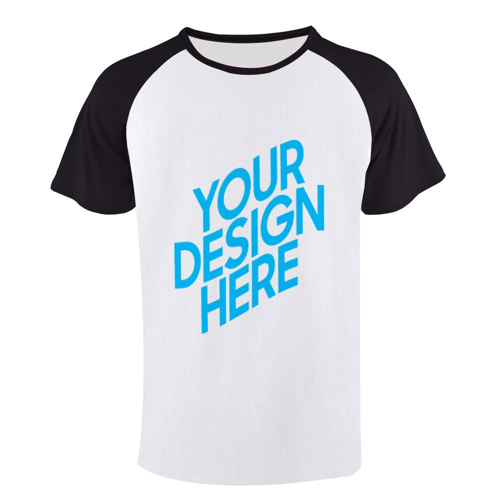 Camiseta de manga corta cuelllo redonda para hombres de algodón FS0803025 Personalizada con Foto Logo Patrón Texto
