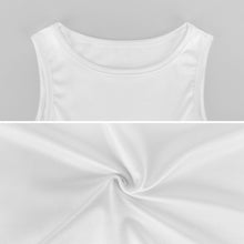 Cargar imagen en el visor de la galería, Vestido de niña F12Q vestido de jersey sin mangas personalizado con patrón foto texto (impresión de imágenes múltiples)
