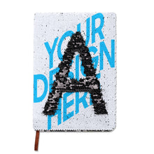 Cargar imagen en el visor de la galería, Cuaderno de lentejuelas para niñas y niños BG1613016 Personalizado Personalizada con Foto, Texto o Logo
