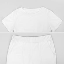 Cargar imagen en el visor de la galería, Camiseta manga corta pantalones cortos Conjunto Talla Grande NTZ Personalizada con Impresión Completa de múltiples imágenes con Foto Logo Patrón Texto
