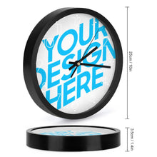 Cargar imagen en el visor de la galería, Reloj Redondo de Pared GY09031074 Personalizado Impresion Completa de Una Imagen con Foto Logo Patrón Texto

