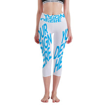 Cargar imagen en el visor de la galería, Pantalones de Yoga para mujer con Diseño Personalizado de Tus Textos o Imágenes Online
