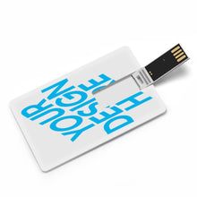 Cargar imagen en el visor de la galería, U Disco Con forma de tarjeta Plastico Inyección directa UV Personalizar tu vida
