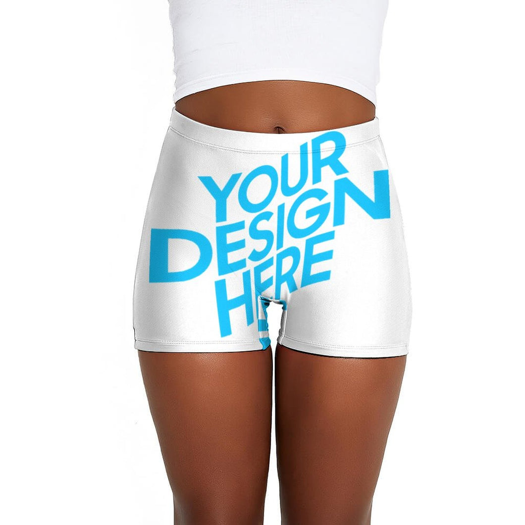 Pantalones Cortos de Yoga Leggings de Ejercicio Deportes para Mujer K38 Personalizados con Impresión Completa con Foto Logo Patrón Texto