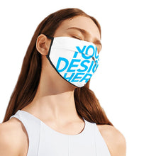 Cargar imagen en el visor de la galería, Mascarilla de Nariz Abierta KZ08 sin Filtro de Poliéster con Diseño Personalizado de Tus Textos o Fotos
