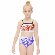 Cargar imagen en el visor de la galería, Niños niñas traje de baño bikini traje de baño NT009 personalizado con patrón foto texto (impresión de imágenes múltiples)
