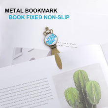 Cargar imagen en el visor de la galería, Marcapáginas de metal Marcadores de arte acero inoxidable libro regalos para niñas, niños y lectores (tipo A) BG1613015 Personalizado Personalizada con Foto, Texto o Logo
