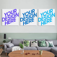 Cargar imagen en el visor de la galería, Cuadros imágenes Pintura de Múltiples Diseños Impresión Cuadrado Póster Colgante de 3 Paneles 3 Unidad Pintura de Lienzo (Cuadrado) GY0903217 Personalizado Personalizada con Foto, Texto o Logo
