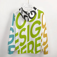 Cargar imagen en el visor de la galería, Sudadera con Capucha de felpa con cremallera Chaqueta de forro polar para hombre GH Personalizada con Impresión Completa de múltiples imágenes con Foto Logo Patrón Texto
