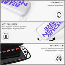 Cargar imagen en el visor de la galería, Switch Travel Case EVA Game Console Storage Bag personalizado con patrón foto texto
