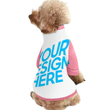 Cargar imagen en el visor de la galería, Ropa para Mascotas de Terciopelo sin Capucha con Diseño Personalizado de Tu Texto o Foto
