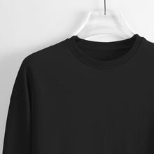 Cargar imagen en el visor de la galería, Sudadera holgada con cuello redondo y hombros caídos para mujer 100% algodón casual NZ2205148 A-071Personalizado Personalizada con Foto, Texto o Logo

