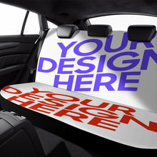 Cargar imagen en el visor de la galería, Funda para asiento trasero de coche personalizado con patrón foto texto
