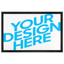 Cargar imagen en el visor de la galería, Alfombra de Tela sin Tejida de Goma Negra con Diseño Personalizada JJ0506002 con Tu Texto Foto Patrón
