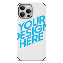 Cargar imagen en el visor de la galería, Fundas de cuero de fibra de iPhone 13 Serie Personalizadas con Foto Logo Patrón Texto
