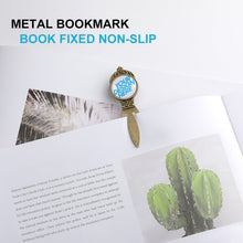 Cargar imagen en el visor de la galería, Marcapáginas de metal Marcadores de arte acero inoxidable libro regalos para niñas, niños y lectores (tipo B) BG1613018 Personalizado Personalizada con Foto, Texto o Logo
