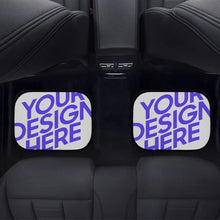 Cargar imagen en el visor de la galería, Alfombrilla Universal de coche de cuatro piezas Personalizada con Foto Logo Patrón Texto (impresión completa de dos imágenes)

