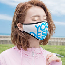 Cargar imagen en el visor de la galería, Máscara Mascarilla con Dos Filtros de Poliéster con Impresión de Diseño Personalizado Personalizada con Foto, Texto o Logo
