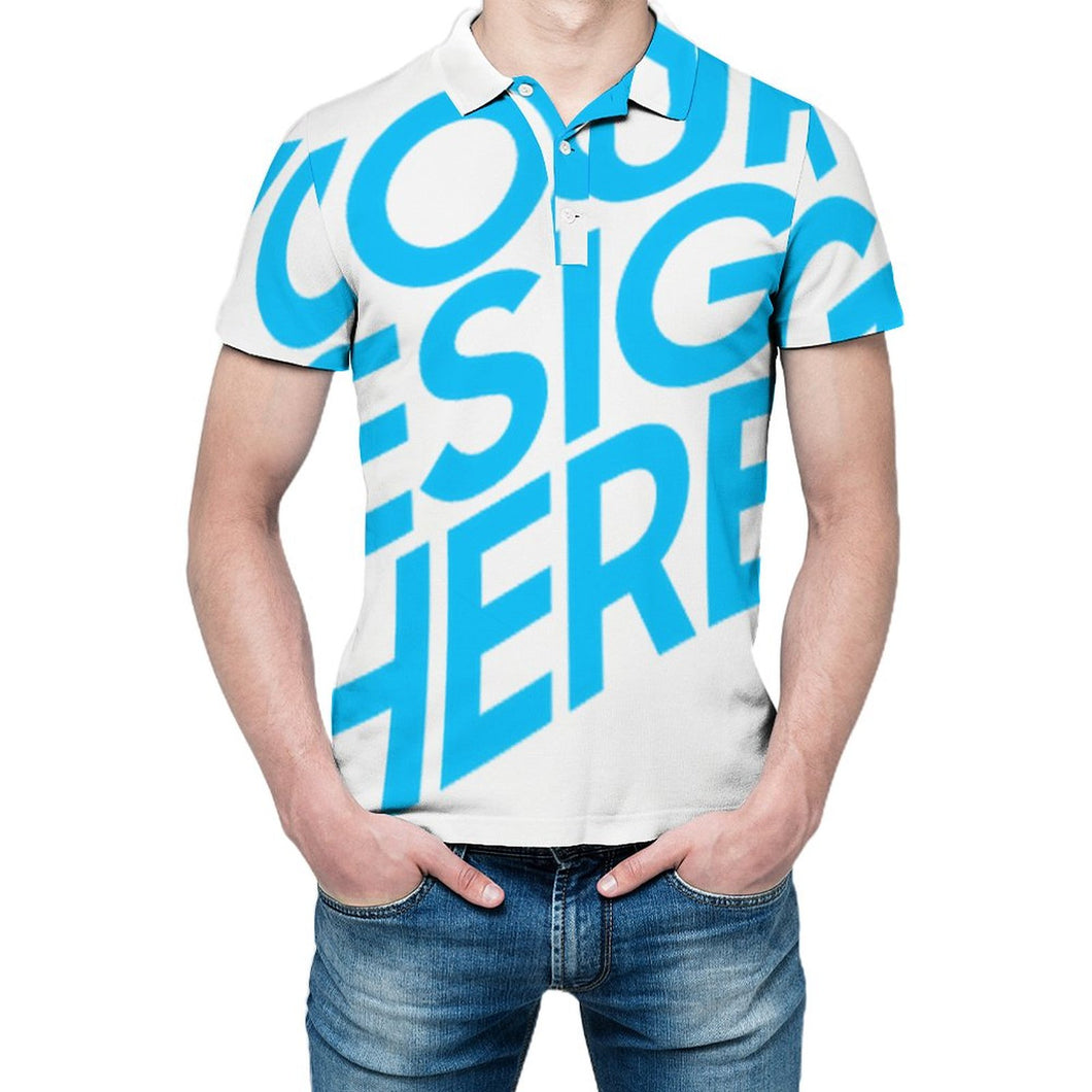 Polos deportivos / Camiseta de manga corta de hombre A479 Personalizados con Impresión Completa de una imagen con Foto Logo Patrón Texto